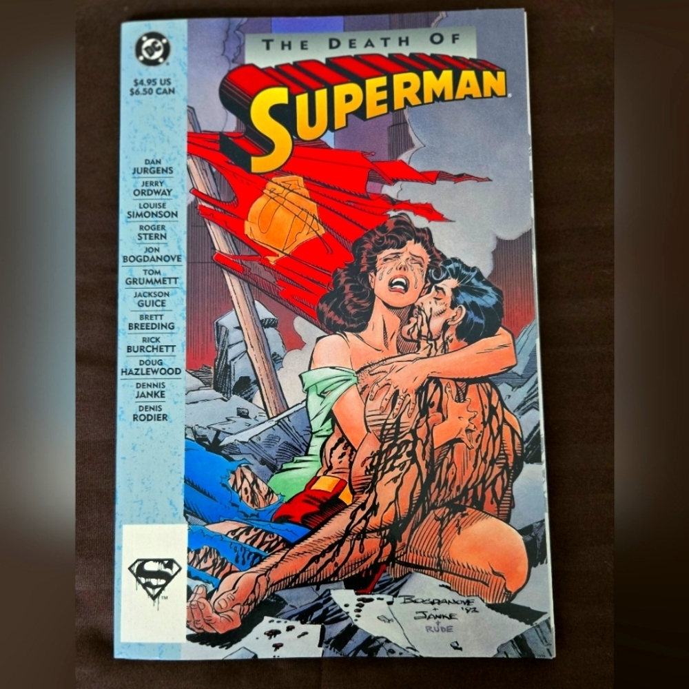 THE DEATH OF SUPERMAN TPB 1993 1st EDITION HIGH GRADE